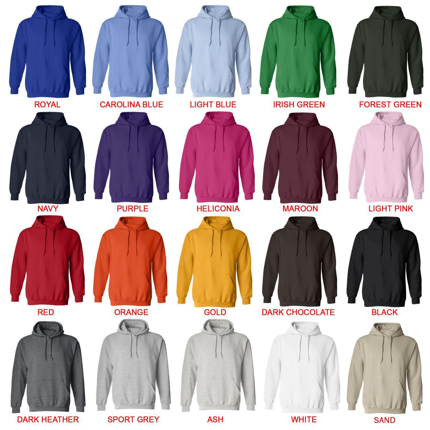 hoodie color chart - The Basement Yard Store