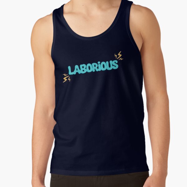 Laborious Quote The Basement Yard Podcast Tank Top - Image 5