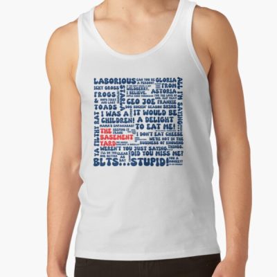 The Basement Yard Podcast Funky Quotes Duochrome Tank Top