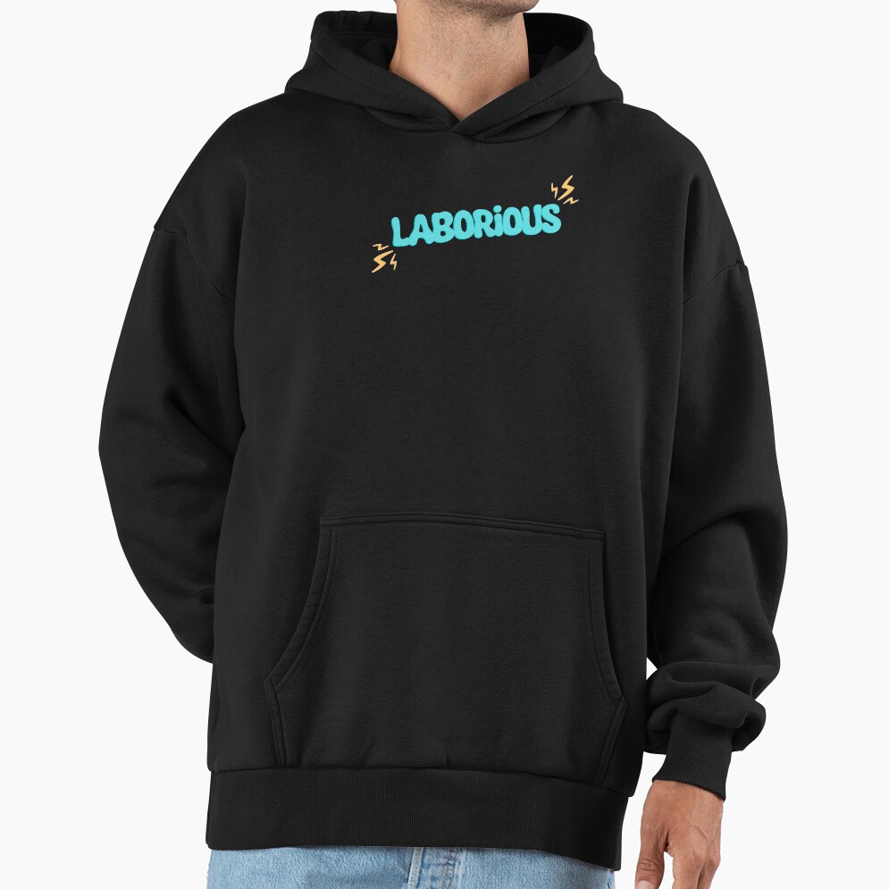 Laborious Quote The Basement Yard Podcast Hoodie - Image 2