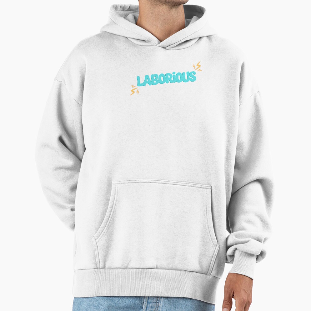 Laborious Quote The Basement Yard Podcast Hoodie
