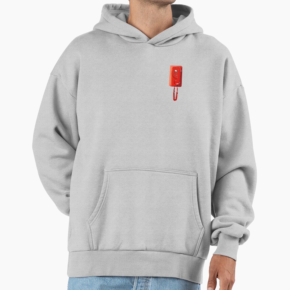 Basement Yard Orange Red Rotary Phone Hoodie - Image 4