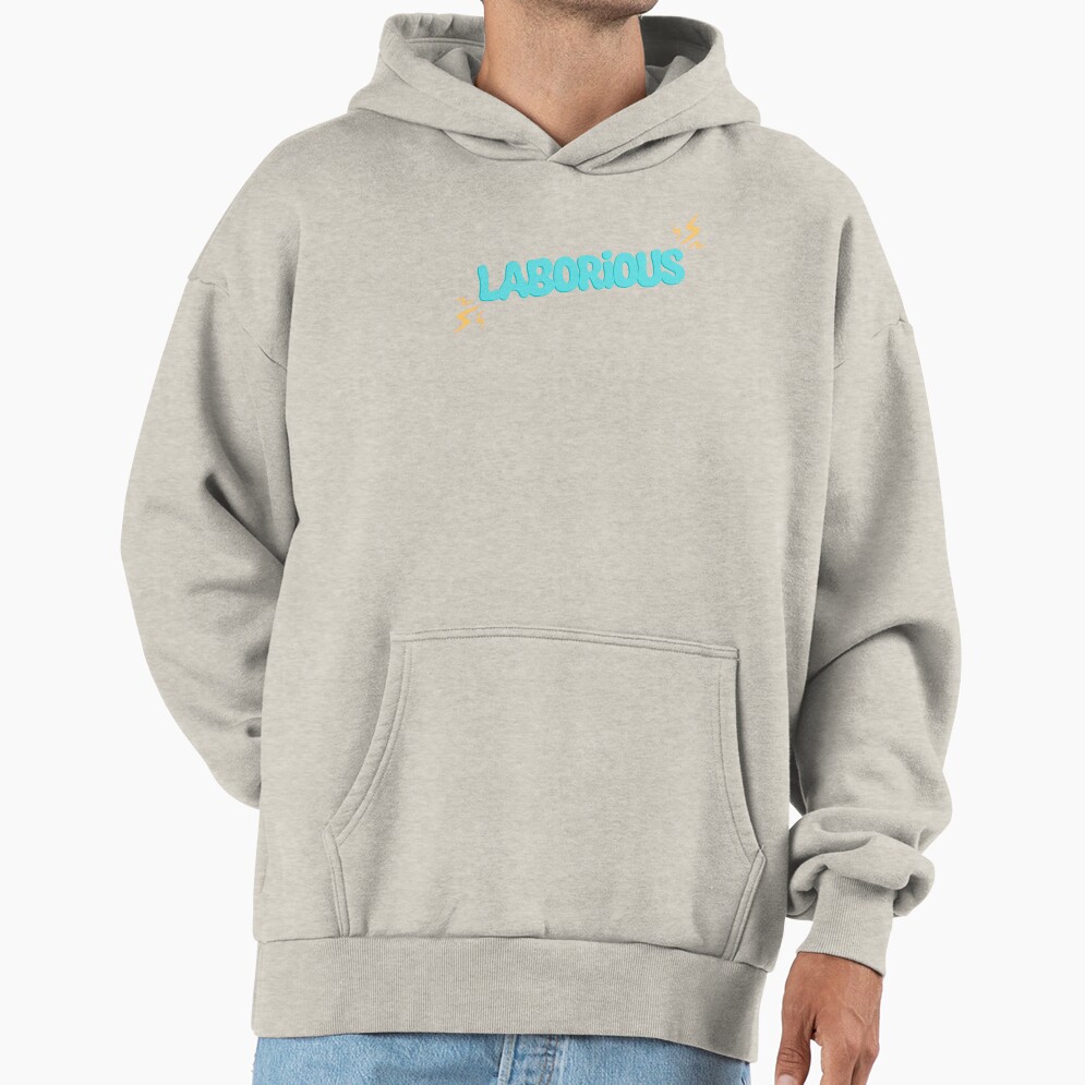 Laborious Quote The Basement Yard Podcast Hoodie - Image 3