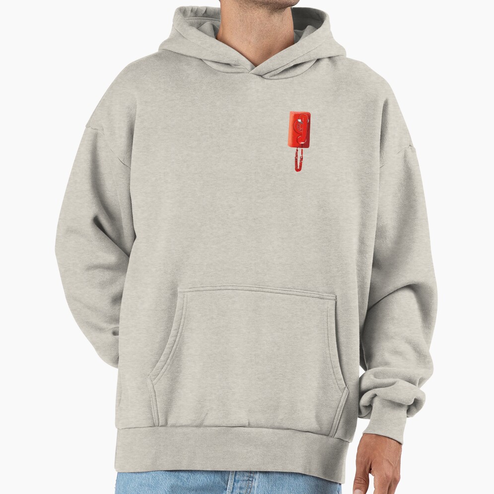 Basement Yard Orange Red Rotary Phone Hoodie - Image 3