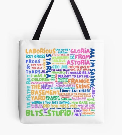 The Basement Yard Podcast Funky Tote Bag
