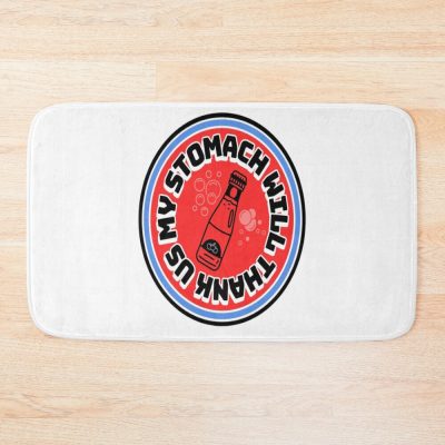Frank Alvarez My Stomach Will Thank Us Bath Mat