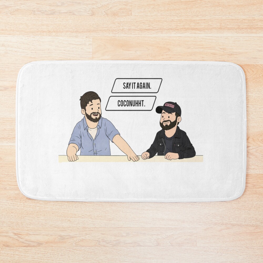 The Basement Yard Members Chibi Bath Mat