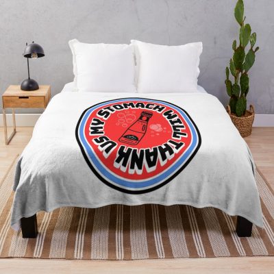 Frank Alvarez My Stomach Will Thank Us Throw Blanket