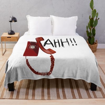 The Basement Yard Phone Throw Blanket