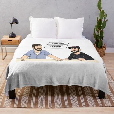 The Basement Yard Coconut Throw Blanket