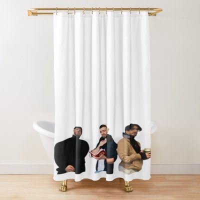 Joe Santagato Slam Poetry Shower Curtain