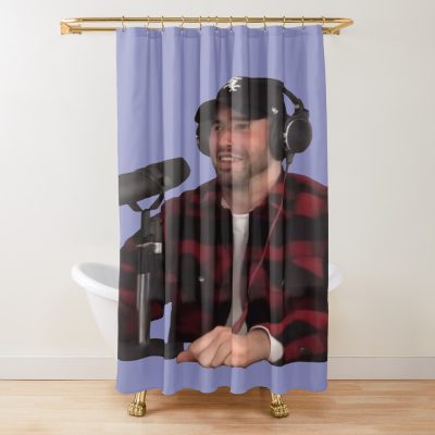 Joe Santagato Basement Yard So Funny Shower Curtain