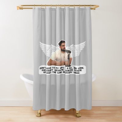 Frank Alvarez Ball And Chain Clean Shower Curtain