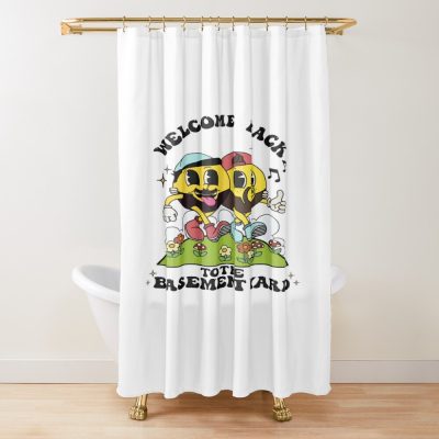 Basement Yard Members Chibi So Cute Shower Curtain
