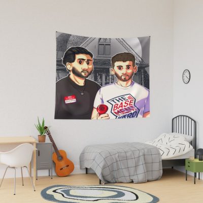 Podcast The Basement Yard Member Chibi Tapestry