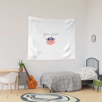 The Basement Yard You Pig Design Tapestry