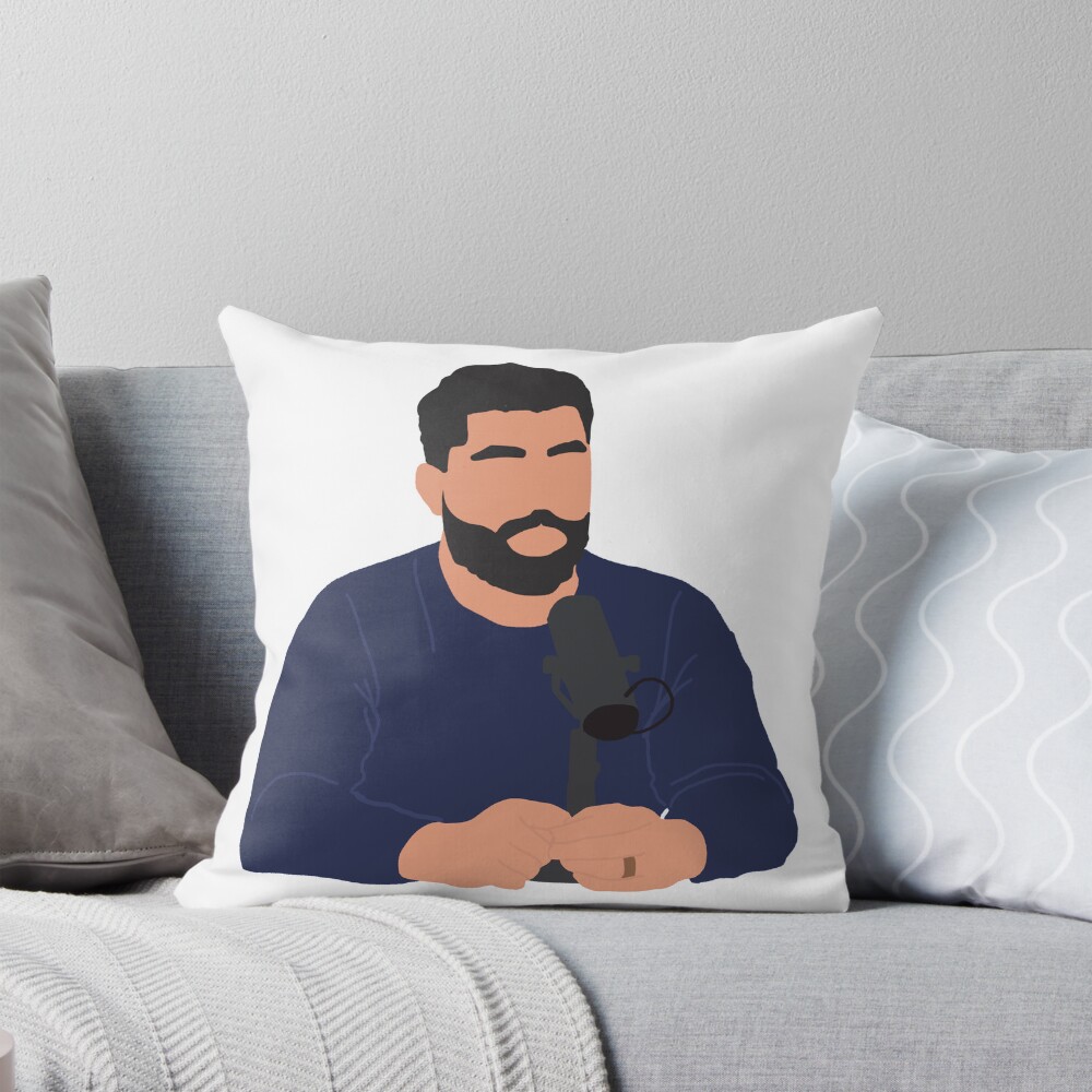 Frank Alvarez The Basement Yard Art Throw Pillow