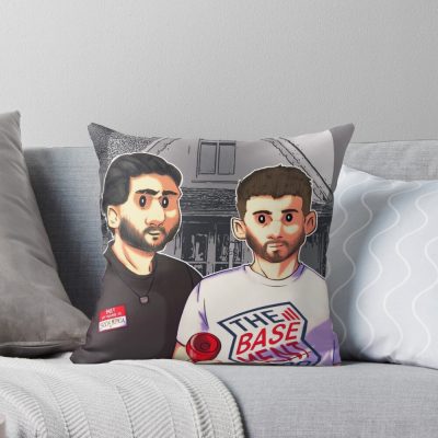 The Basement Yard Members Throw Pillow
