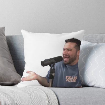 Podcast Basement Yard So Funny Throw Pillow