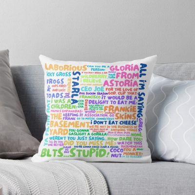 The Basement Yard Podcast Funky Throw Pillow