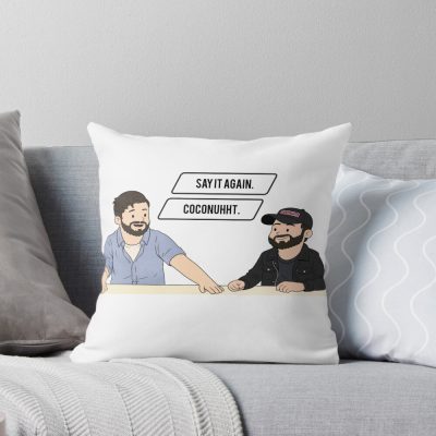 The Basement Yard Members Chibi Throw Pillow
